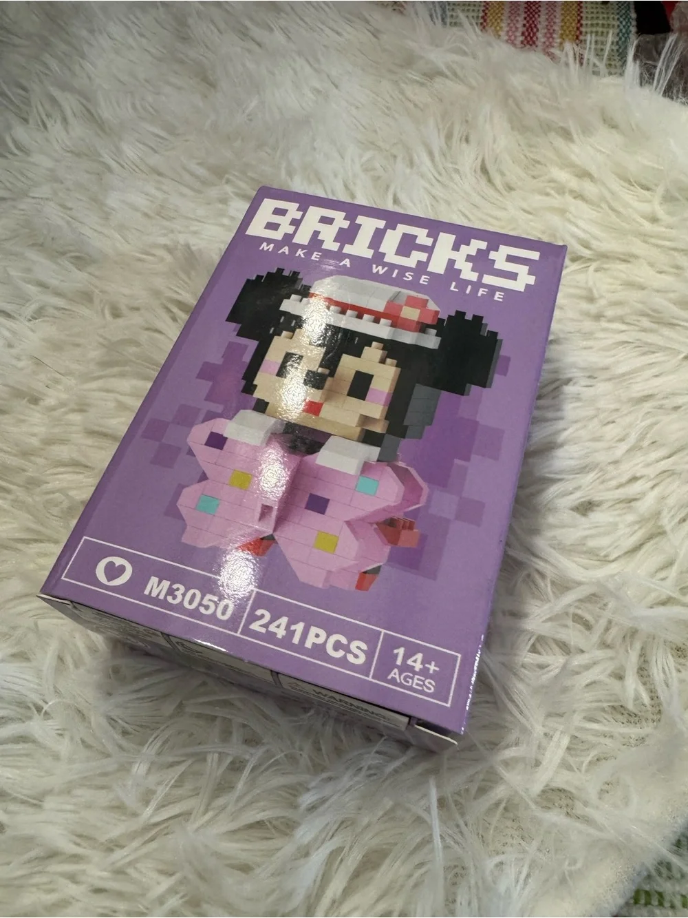 Minnie Mouse butterfly bricks Building block Set - 241 pieces